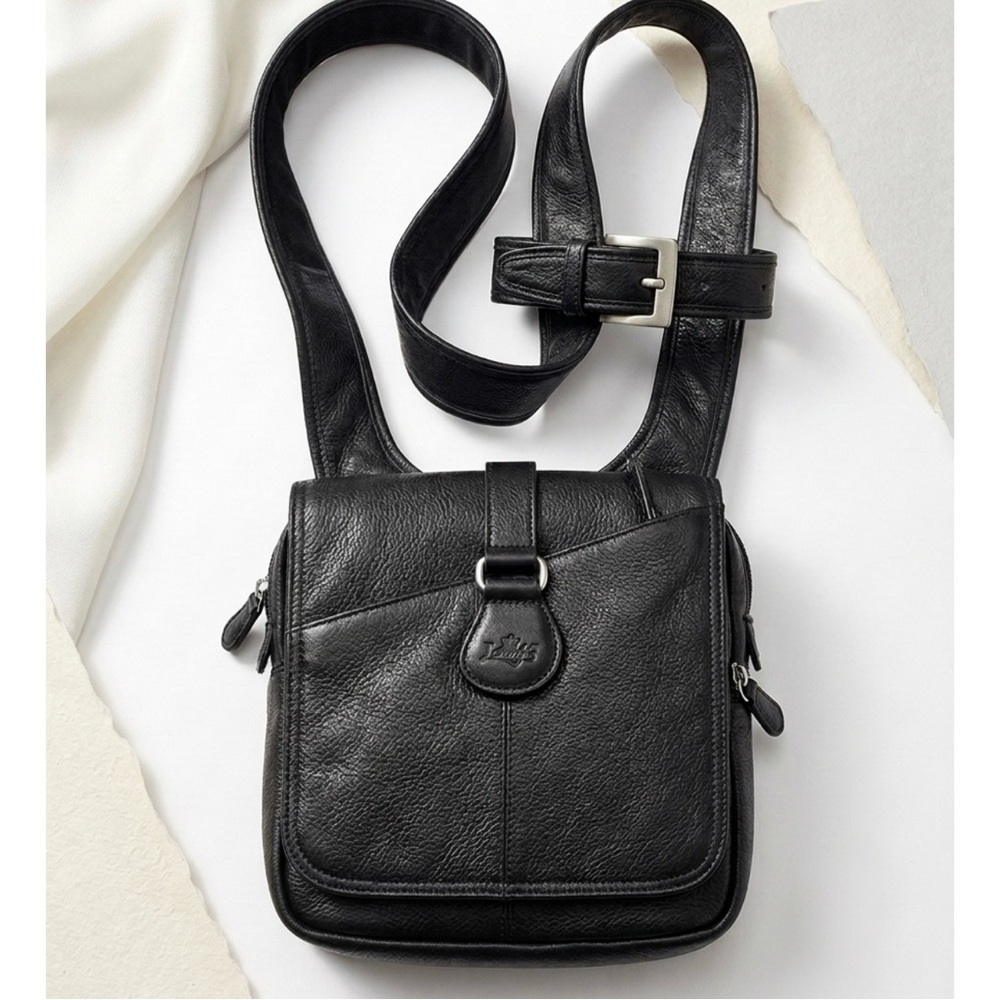 Ameribag Crossbody Multipocket Leather Travel Bag‎ Satchel